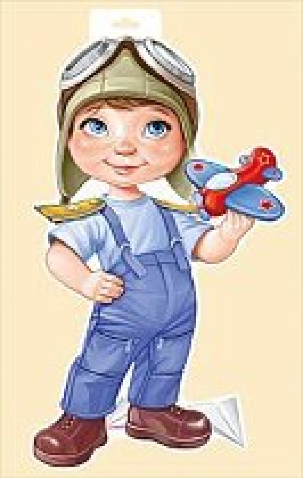 Летчик в зеленом шлеме