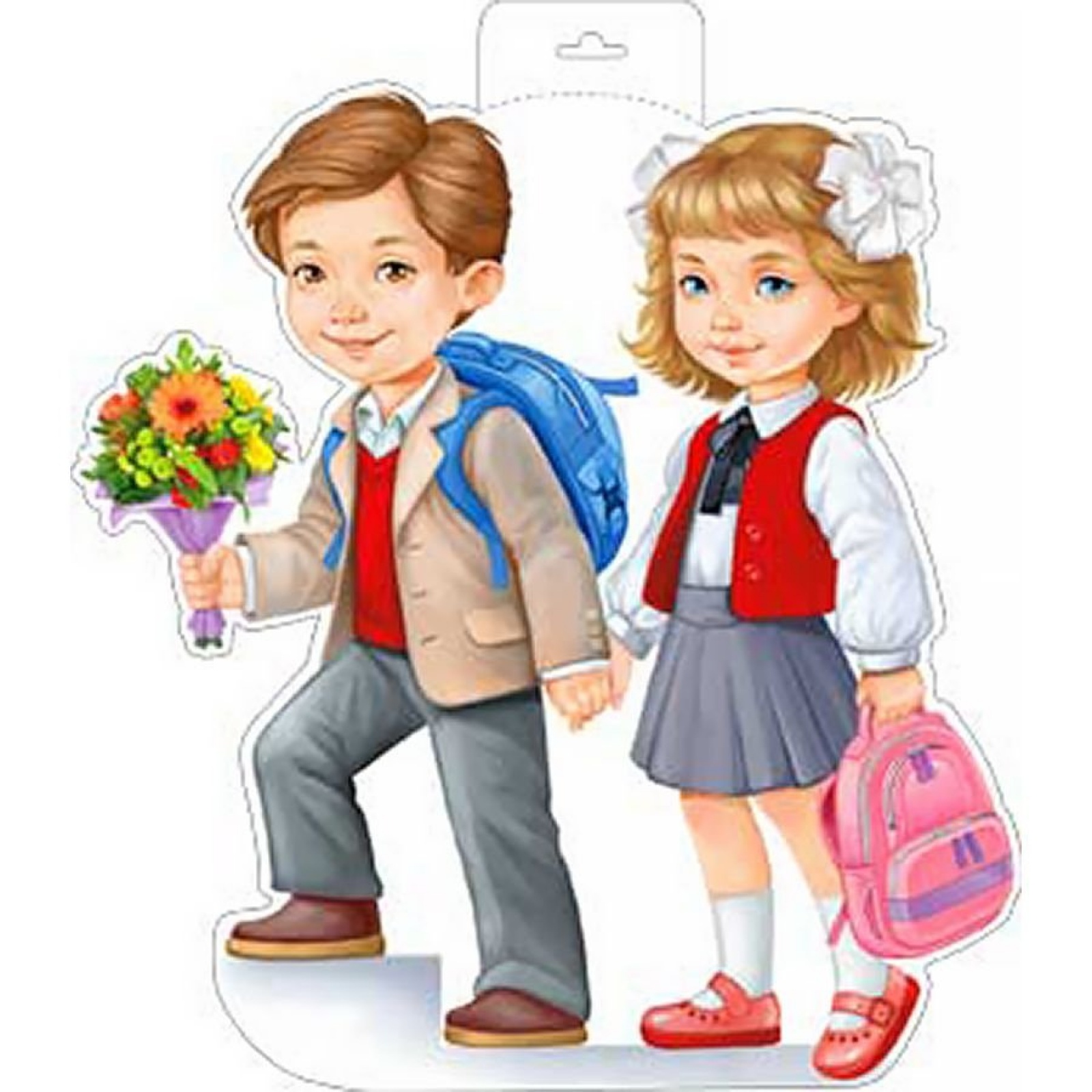 Плакат А2 дети на лестнице