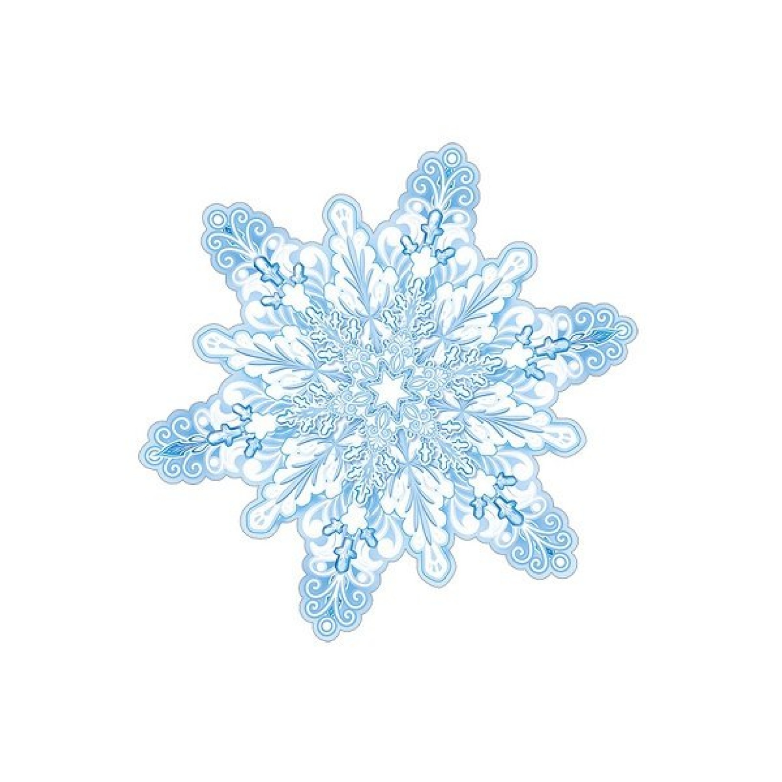 Снежинка 15х15см