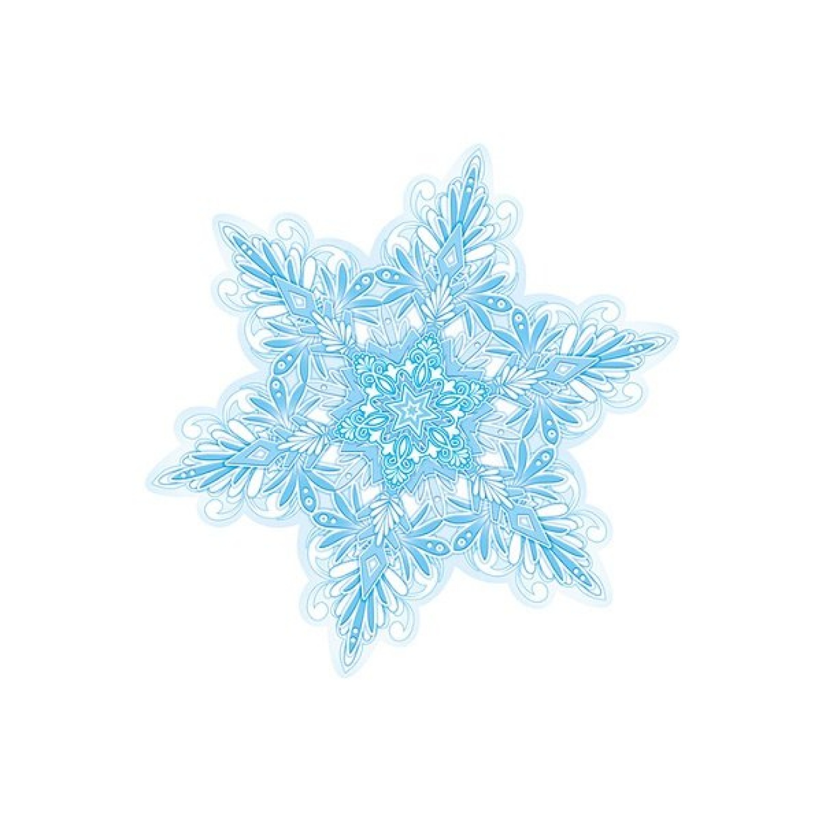 Снежинка 25х25см