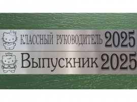 Лента из креп-сатина &laquo;Выпускник 2025&raquo; премиум качества.
Цвет ткани серебристый, фольг...