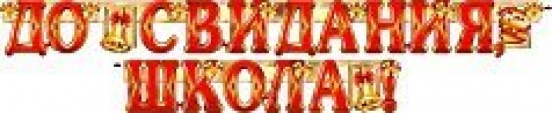 Гирлянда До свидания школа 2м