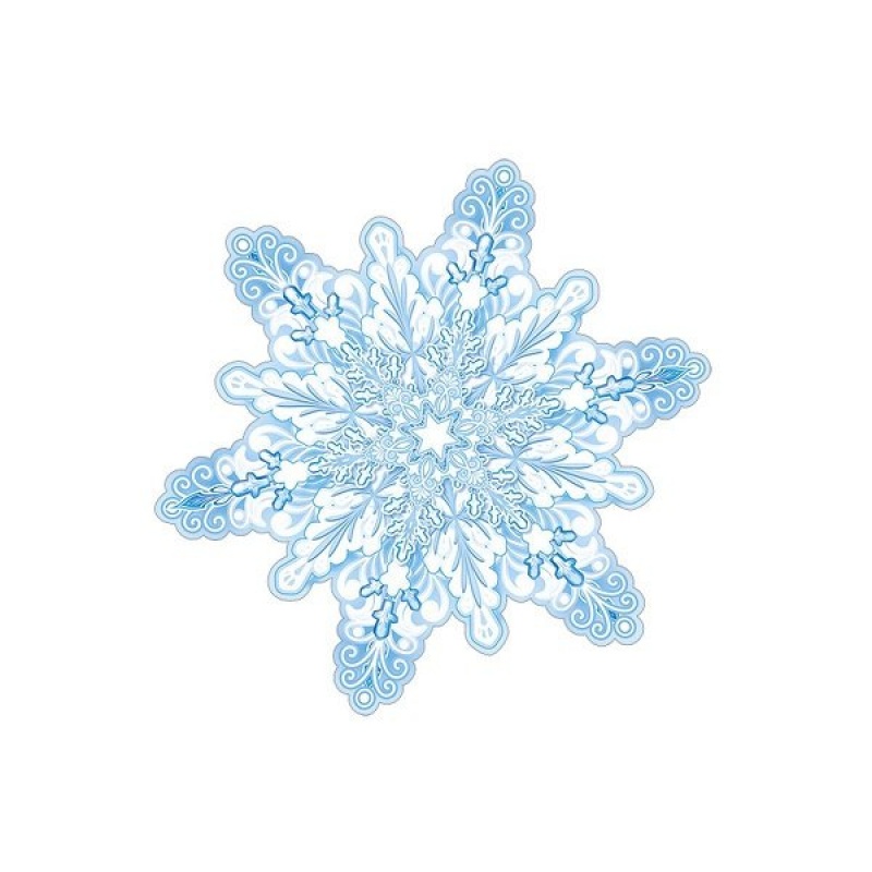 Снежинка 15х15см