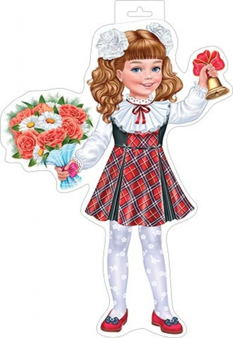 Девочка с колокольчиком (Плакат А3)