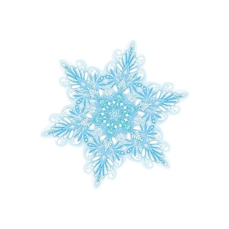 Снежинка 25х25см