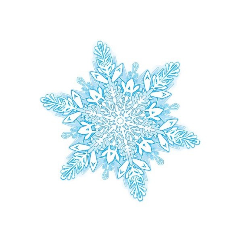 Снежинка 15х15см